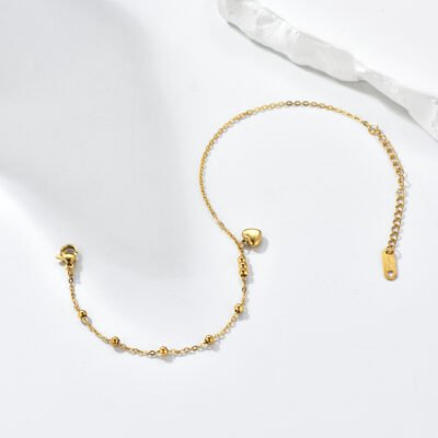 Gold plated stainless steel bracelet for wholesale jewelry brands