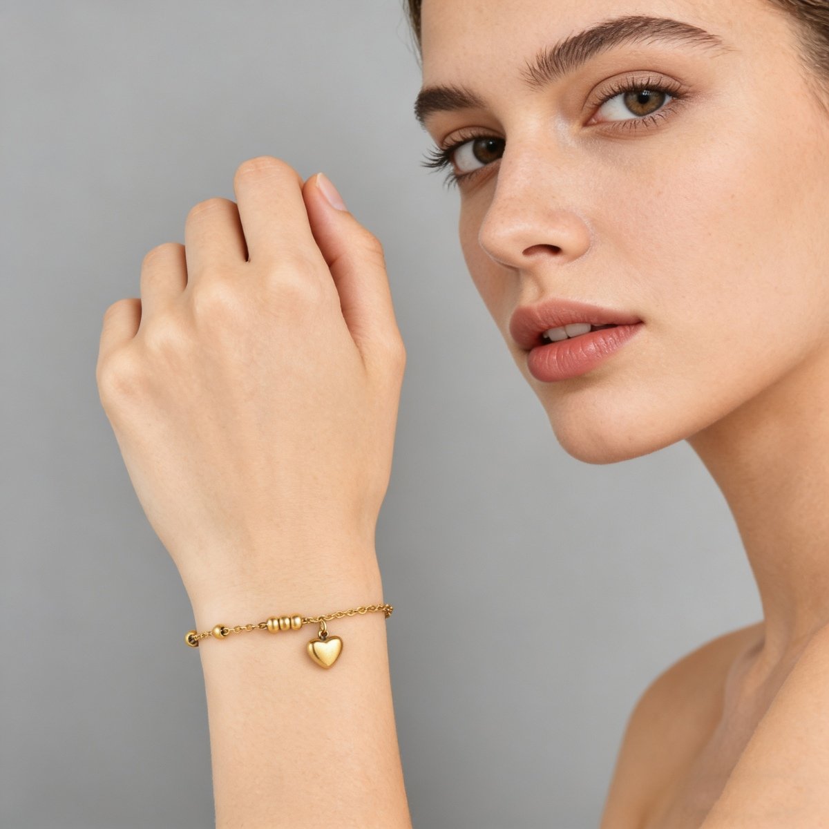 Gold Adjustable Bracelet - Image 4