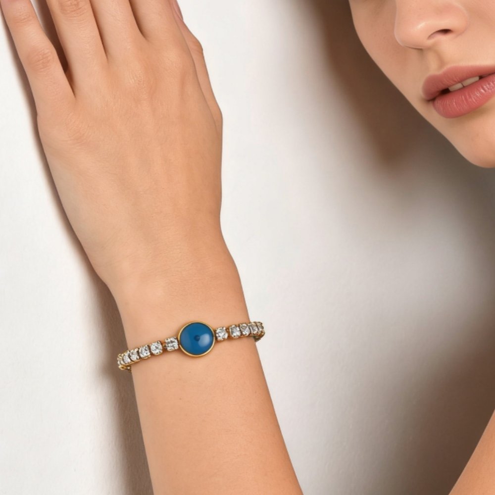 Blue Stone Bracelet - Image 4