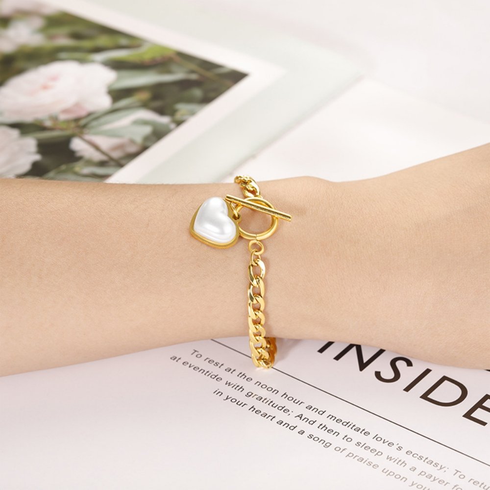 Pearl Toggle Bracelet - Image 3