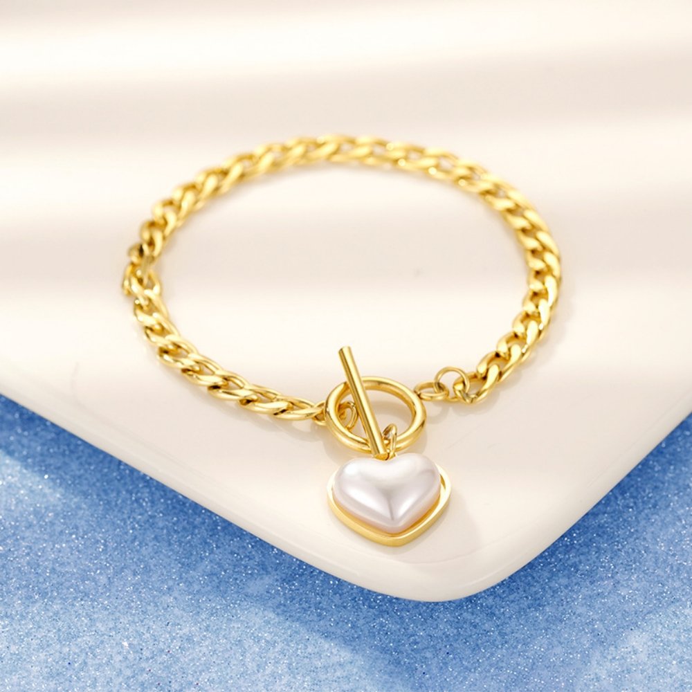Pearl Toggle Bracelet - Image 2