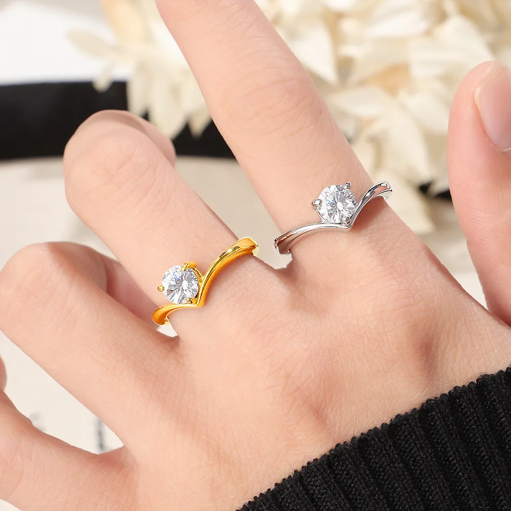 Solitaire Crystal Ring - Image 4