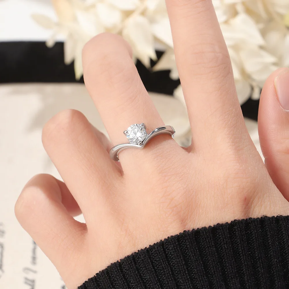 Solitaire Crystal Ring - Image 3
