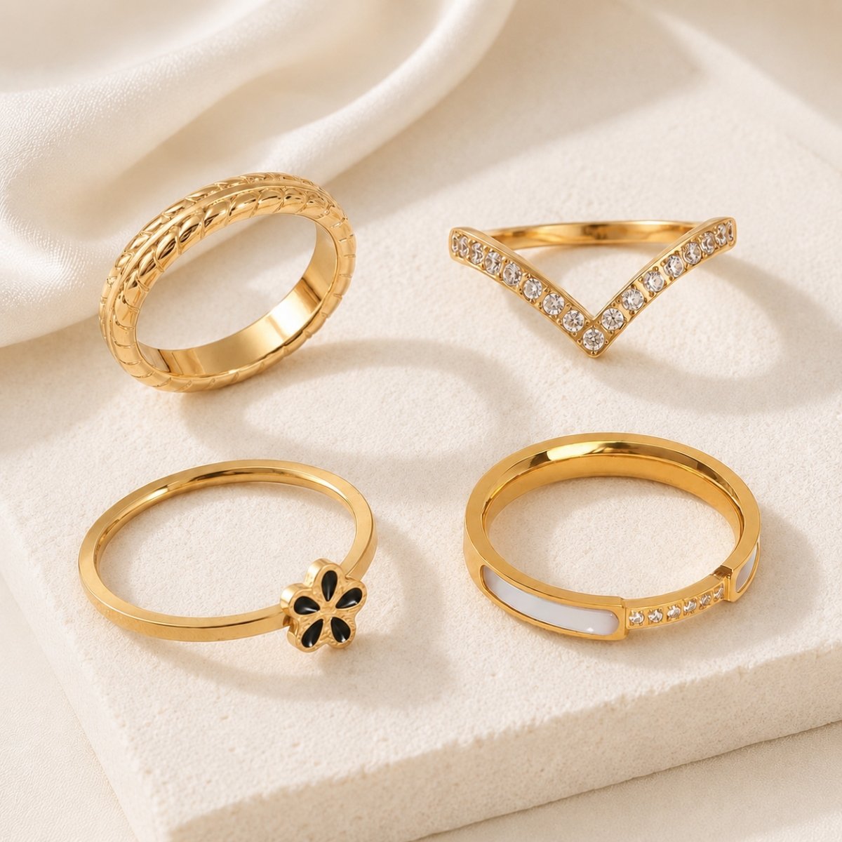 Wholesale stainless steel rings collection for jewelry brands