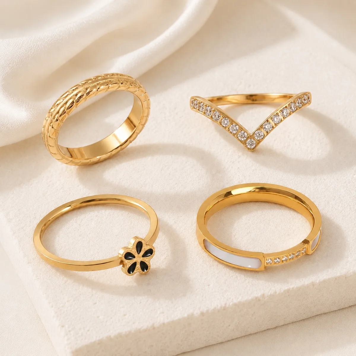 Wholesale stainless steel rings collection for jewelry brands