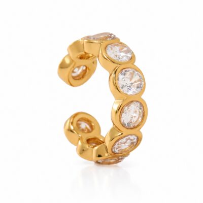 Gold Ear Cuff Earrings
