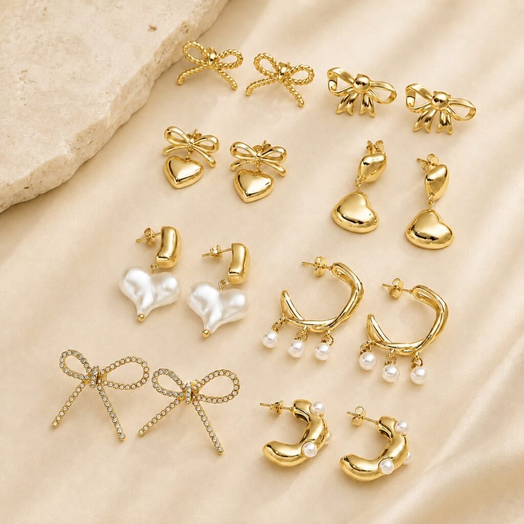 Wholesale stainless steel earrings for OEM ODM jewelry projects
