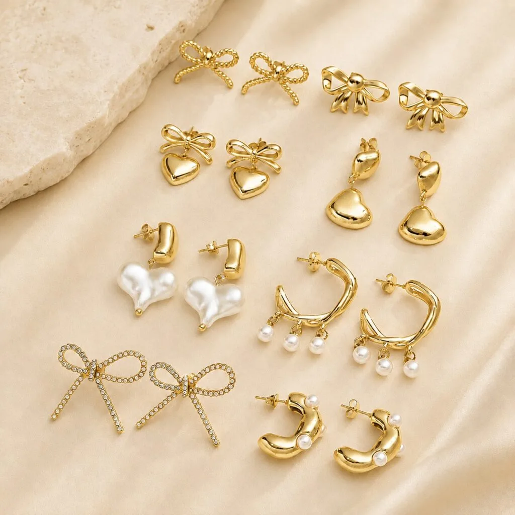 Wholesale stainless steel earrings for OEM ODM jewelry projects
