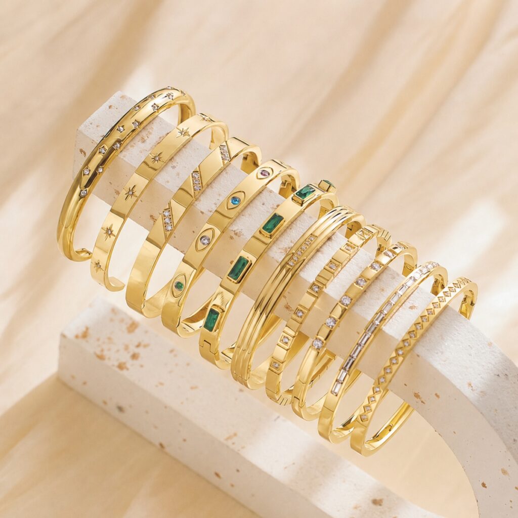 Wholesale stainless steel bangles collection