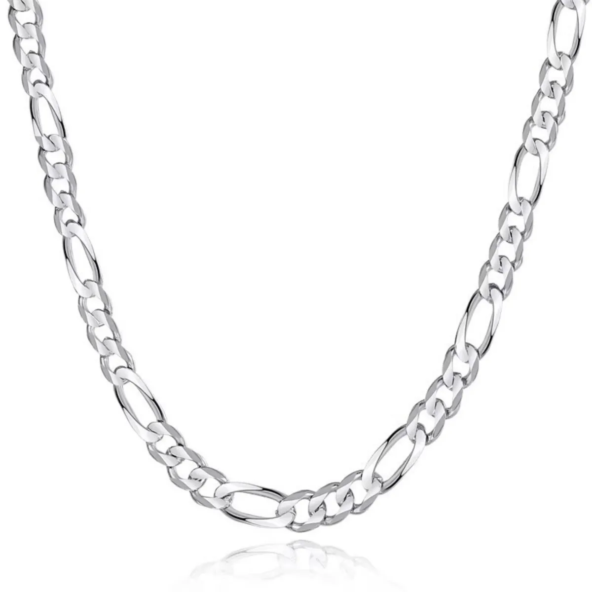 Stainless steel Figaro chain necklace in gold color